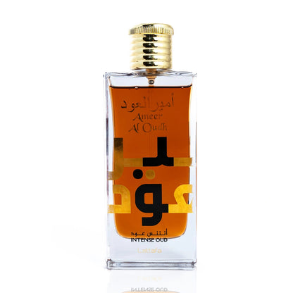 Lattafa Ameer Al Oudh Intense Oud Eau De Parfum - 100ml bottle front view