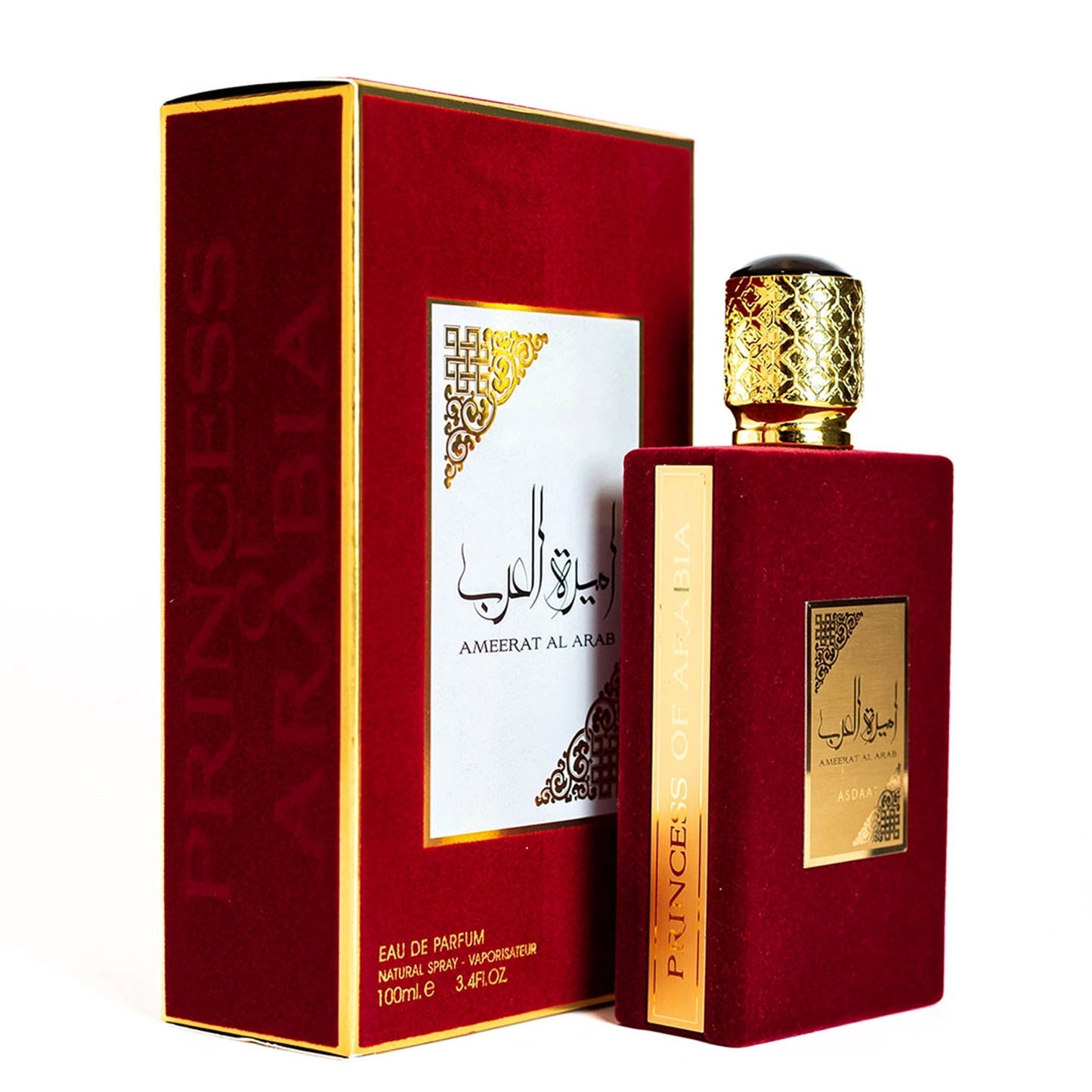Ameerat Al Arab (Princess of Arabia) Eau de Parfum 100ml by Asdaaf bottle and box opulensi .com