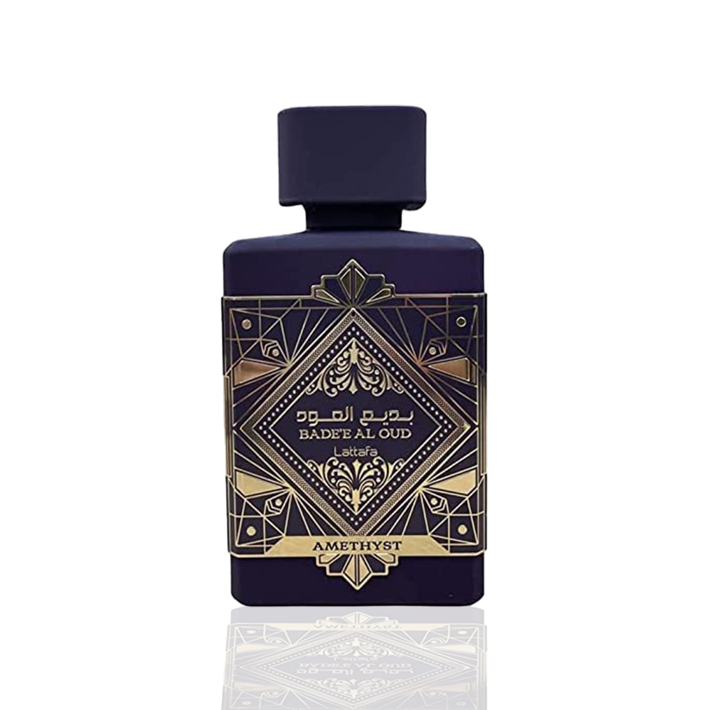 Bade’e Al Oud Amethyst 100ml edp by Lattafa bottle showcase