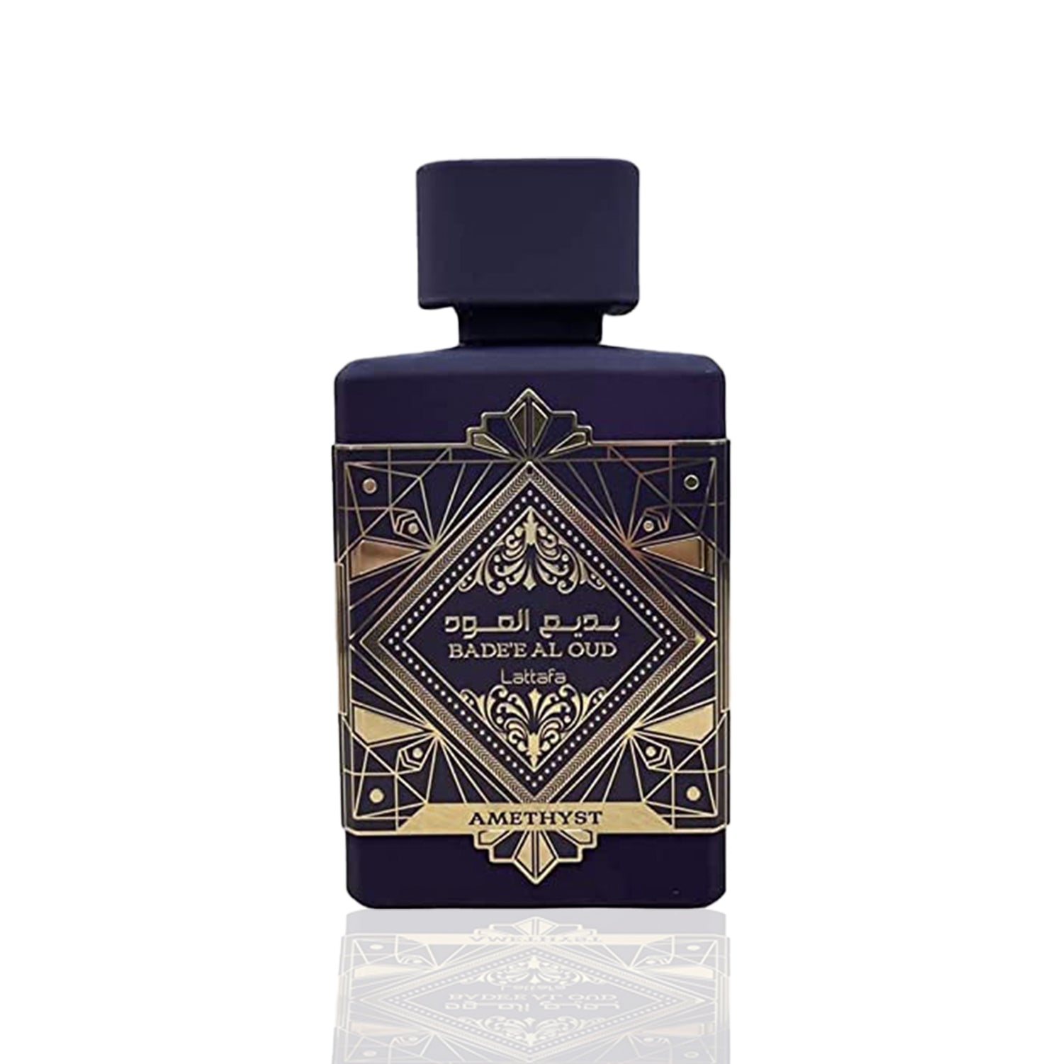 Bade’e Al Oud Amethyst 100ml edp by Lattafa bottle showcase