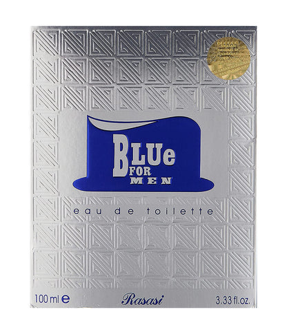 Blue for Men Eau de Parfum 100ml - Rasasi box