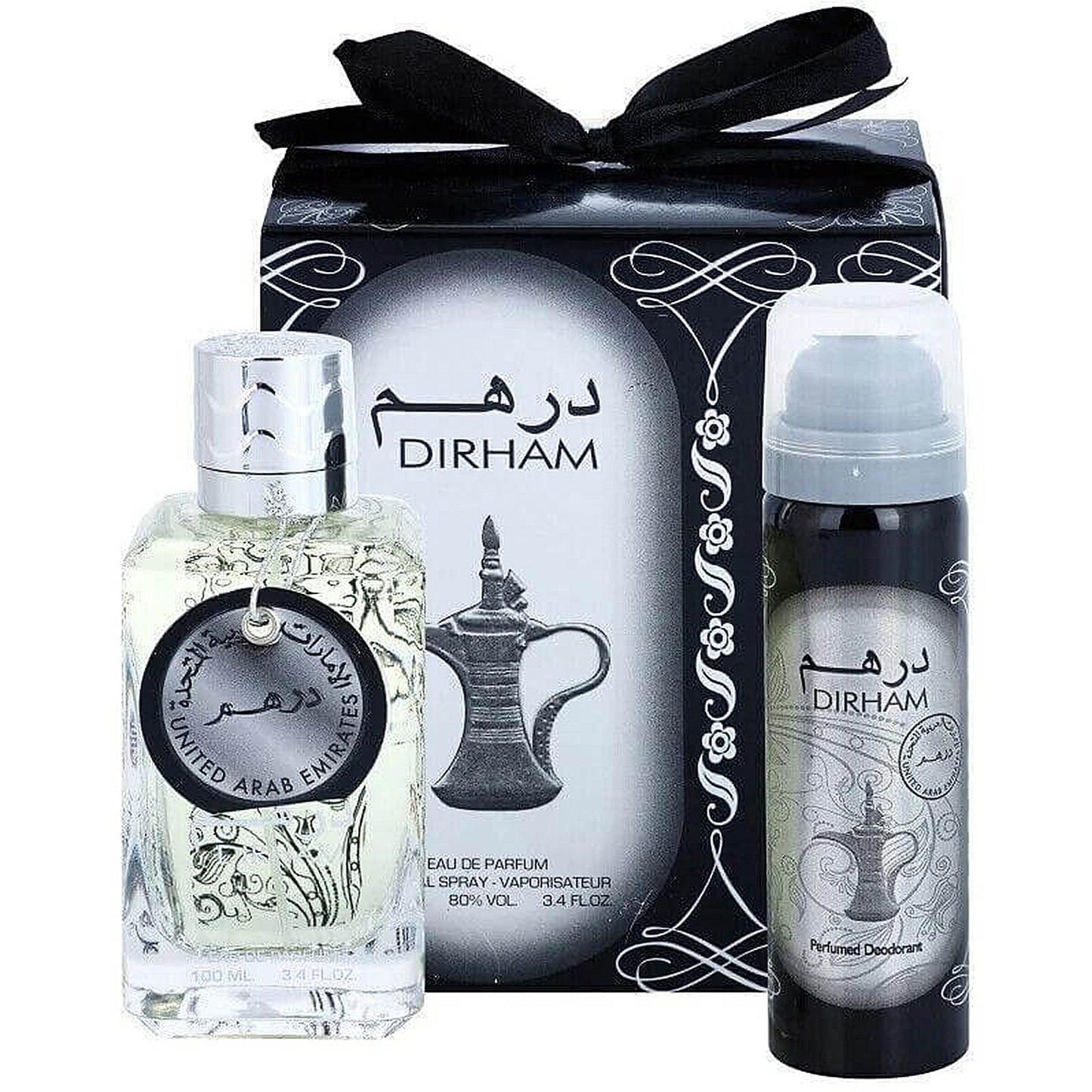 Dirham Silver Parfüm EDP 100 ml mit Deodorant – Unisex