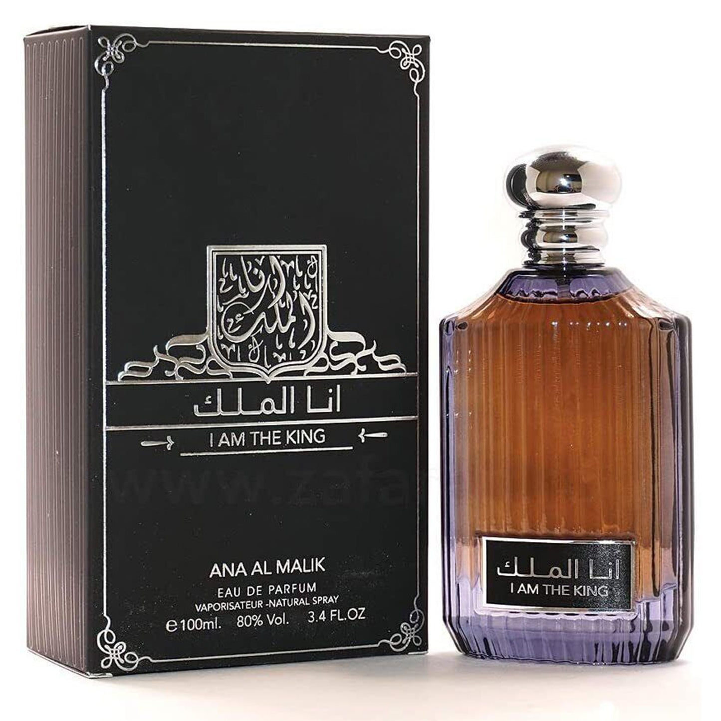 I Am The King (Ana Al Malik) EDP 100ml by Ard Al Zaafaran bottle and box