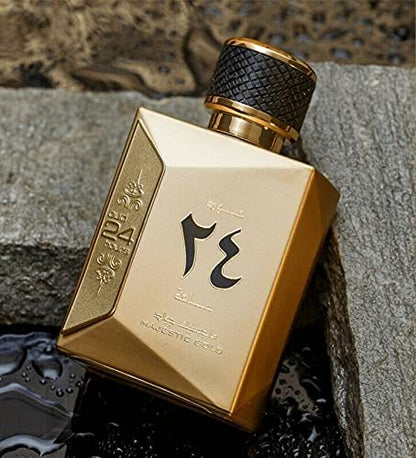 Oud 24 Hours Majestic Gold 100ml EDP by Ard Al Zaafaran on bricks 
