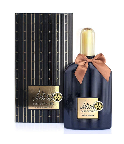 Oud Orchid Eau de Parfum by Ard Al Zaafaran bottle and box