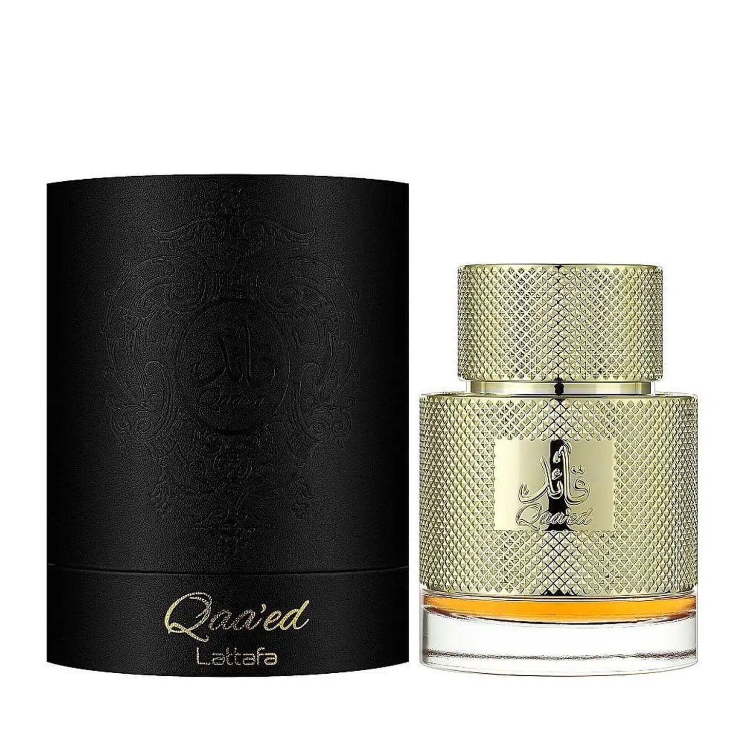 Lattafa Qaa’ed Eau de Parfum 100ml Lattafa Gold bottle and box