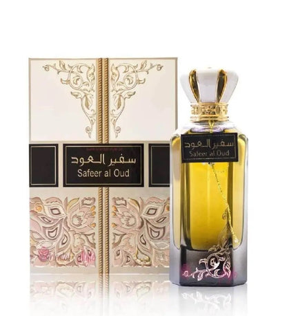 Safeer Al Oud Eau de Parfum 100ml by Ard Al Zaafaran bottle and box